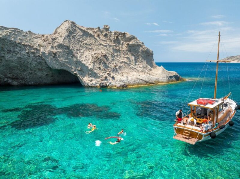 Semi-Private Yacht Cruise to Antiparos & Despotiko With Lunch - Duration and Participants