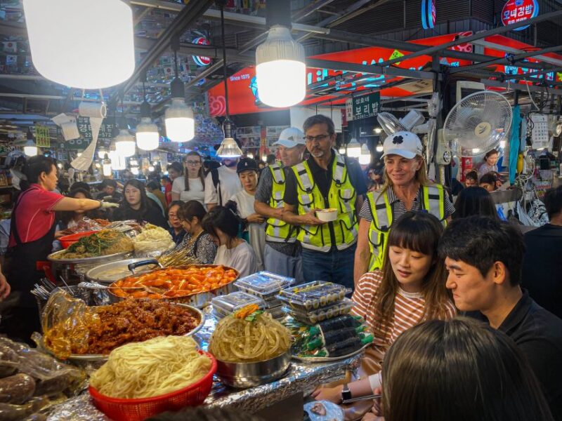 Seoul: Market Food Tour & Evening Ebike Ride - Tour Overview