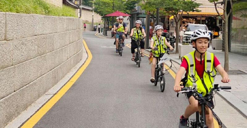 Seoul: Market Food Tour & Evening Ebike Ride - Bike Tour Route