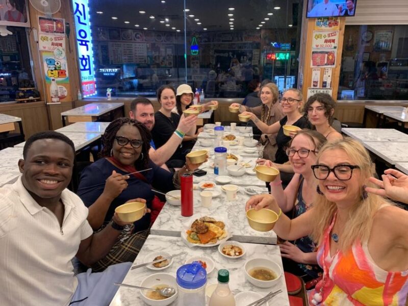 Seoul: Palace, Temple and Market Guided Foodie Tour at Night - Inclusions