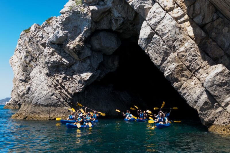 Sesimbra: Arrabida Natural Park & Caves Guided Kayaking Tour - Key Points