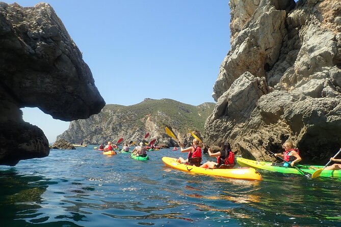 Sesimbra Discovery by Kayak - Stopping at Praia Do Ribeiro Do Cavalo