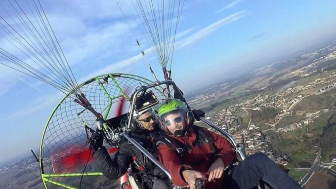 Sesimbra: Powered Paraglider Flight Adventure - Private Group Option