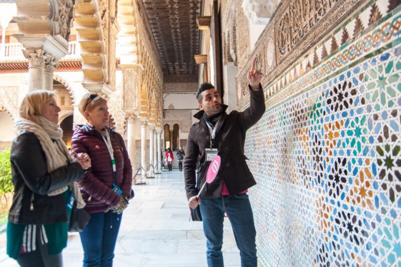Seville: Alcázar and Cathedral Entry Ticket and Guided Tour - Alcázar Palace Exploration
