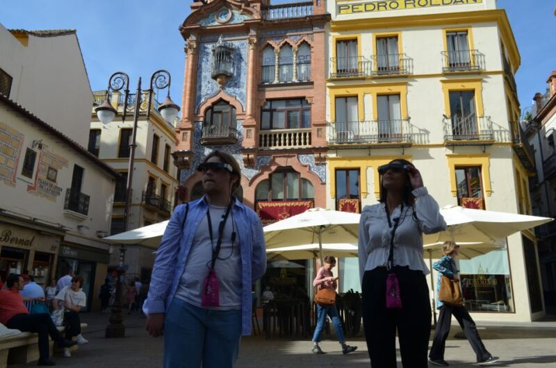 Seville: Alcazar Guided Tour With VR City Tour & Roof Lunch - Virtual and Augmented Reality City Tour