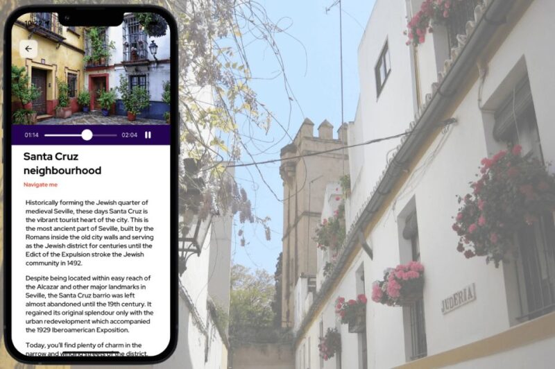 Seville: Barrio De Santa Cruz Self-Guided Audio Tour - Key Points