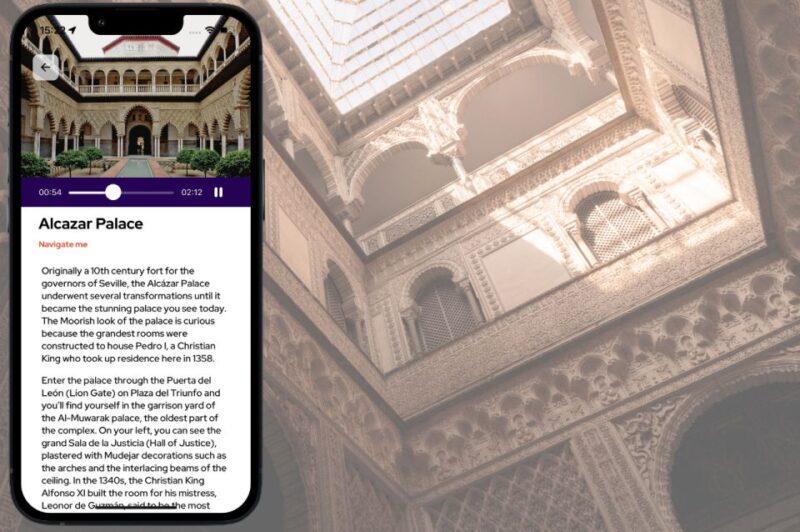 Seville: City Landmarks Smartphone Audio Guide - Tour Features