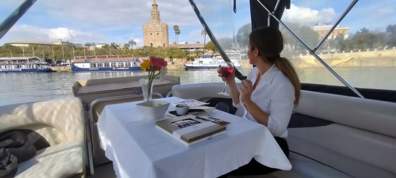 Seville: Exclusive River Boat Tour With Tapas - Tapas and Beverages