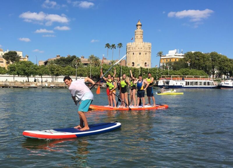 Seville: Group Giant Paddle-Boarding Session - Highlights of the Experience
