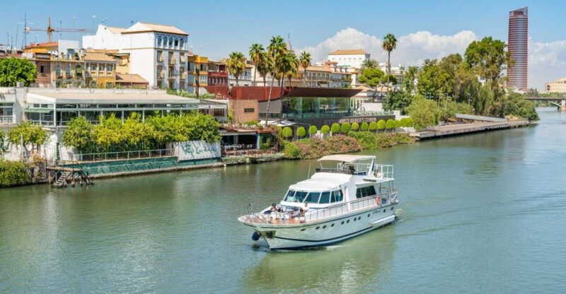 Seville: Guadalquivir River Yacht Tour With Drink and Food Options - Key Points