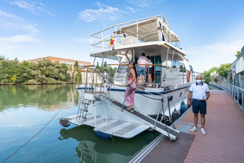 Seville: Guadalquivir River Yacht Tour With Drink and Food Options - Duration and Availability