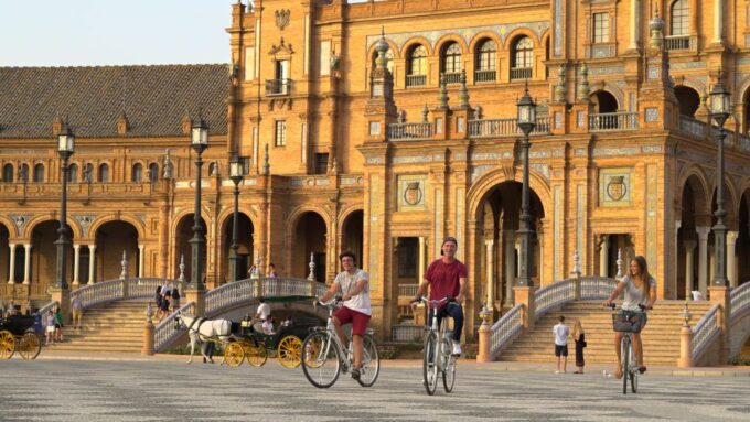 Seville: Guided Sunset Bike Tour - Inclusions and Meeting Point