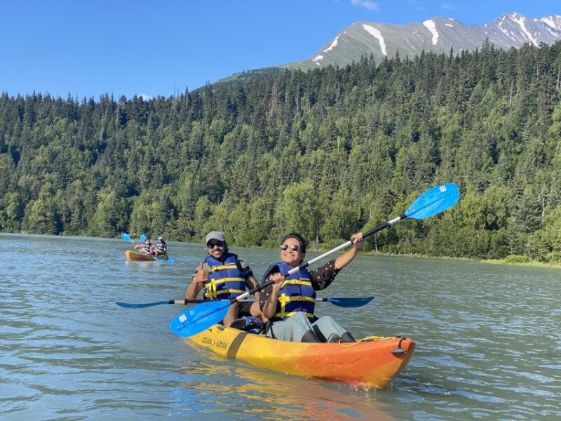 Seward Area Glacial Lake Kayaking Tour 1.5 Hr From Anchorage - Key Points