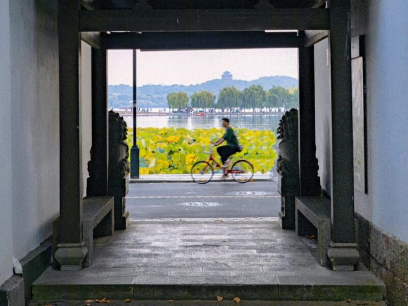 Shanghai: Hangzhou City Advanture & West Lake Bicycle Tour - Bicycle or Electric Bike Option