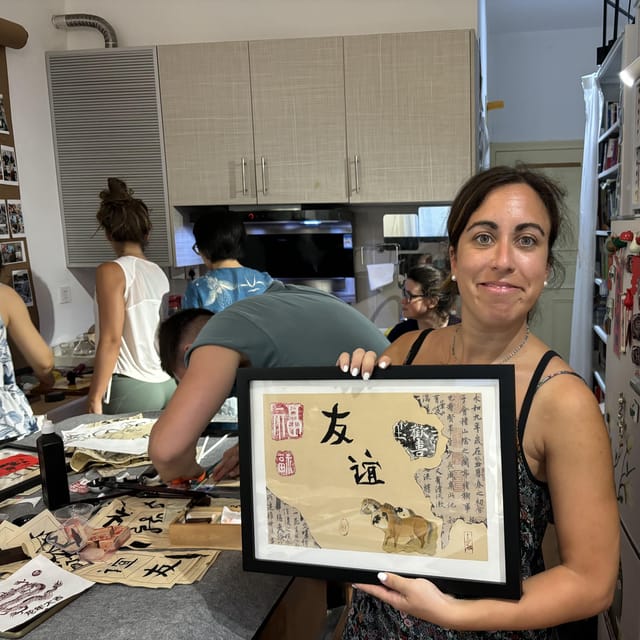 Shanghai: Jinhuishui and Calligraphy Art Class - Traditional Rubbing Art