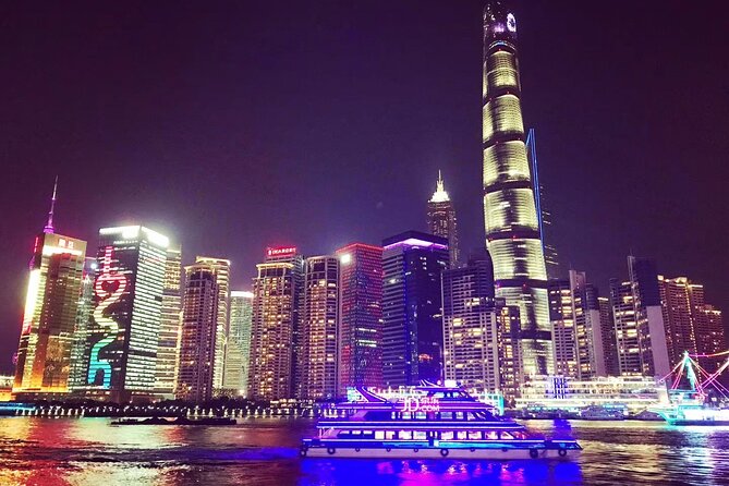 Shanghai Night River Cruise Tour With Xinjiang Style Dining Experience - Transportation and Guide