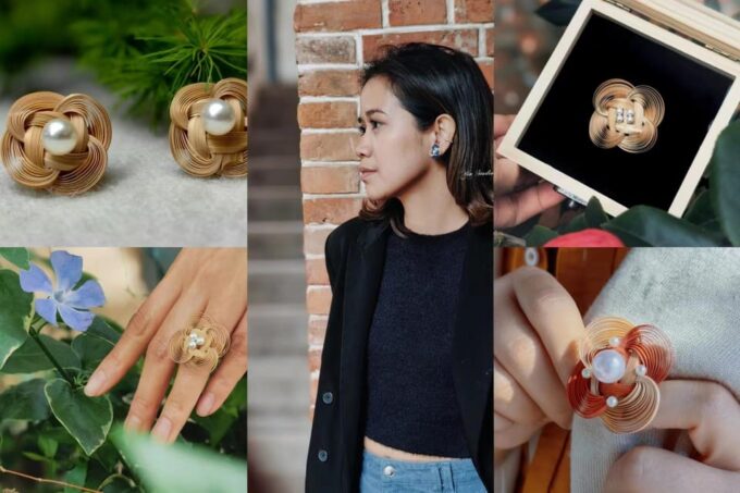 Shanghai:Bamboo Weaving Jewelry Making(Brooch/Earring/Ring) - Private Group Option