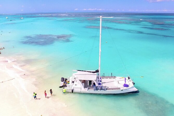 Shared 8 Hours Party Boat Saona and Natural Pool From Bayahibe - Onboard Experience and Amenities
