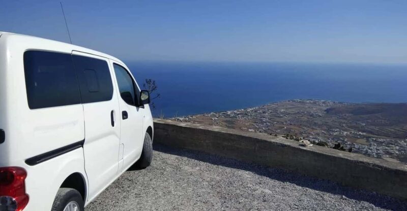 Shared Airport - Hotel Transfer Service | Santorini Greece - Vehicle and Driver