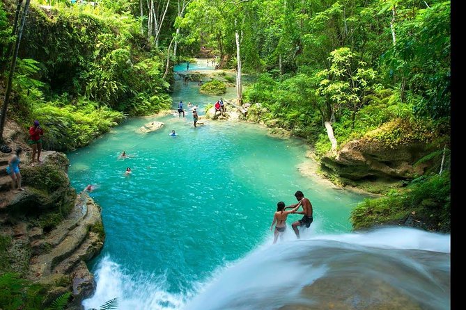Shared Dunns River and Blue Hole Tour From Ocho Rios - Dunns River Falls