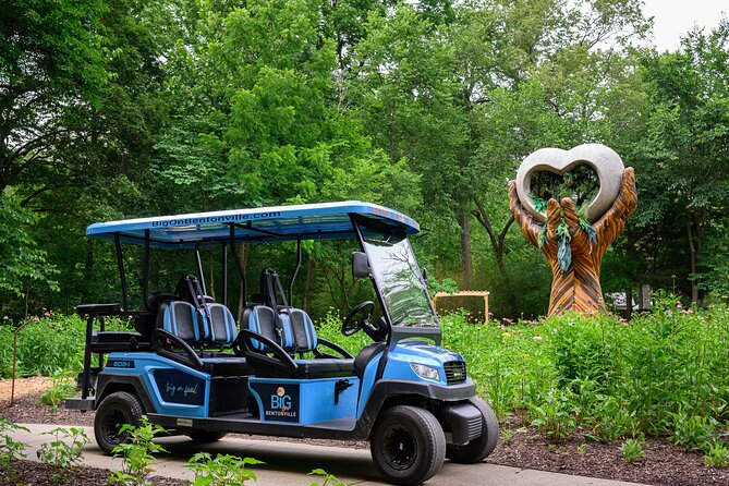 Shared Golf Cart Tour of Bentonville, Arkansas - Discovering Bentonvilles Historical Landmarks