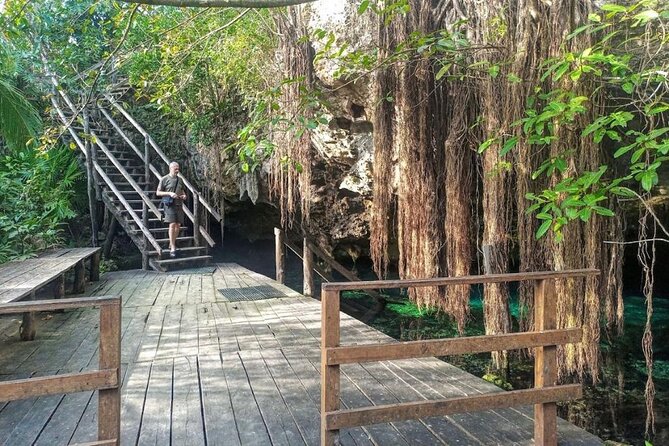 Shared Half Day Mayan Experience: Tulum Ruins and Cenote Cave - Diving Into the Cenote Cave