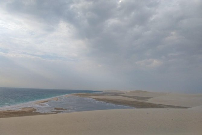 Sharing or Private Safari, Sand Boarding, Camel Ride, Inland Sea Quick Swim - Minimum Travelers Required