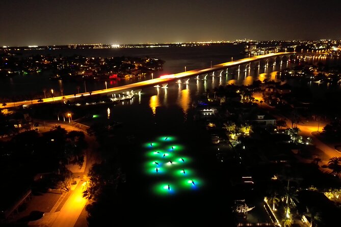 Sharkeys Glass Bottom Fish Feeding LED Night Tour St. Pete Beach - Feeding the Fish