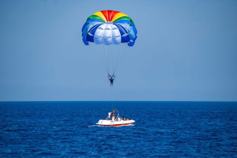 Sharm: Parasailing, Banana Boat & Tube Ride With Transfers - Parasailing Experience