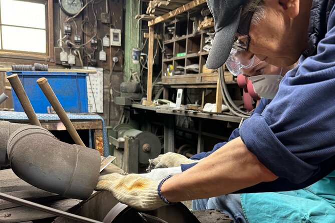 Sharpening Your Knife at a Sharpeners Factory in Osaka - Tour Group Size