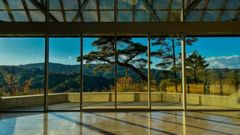 Shiga: Miho Museum, Lake Biwa & Waterbird Shrine Day Trip - Capturing Shirahige Shrine Torii