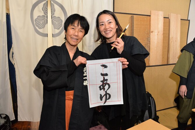 Shodo (Calligraphy) as Ninja Samurai Culture in Tokyo, 90-min - Key Points