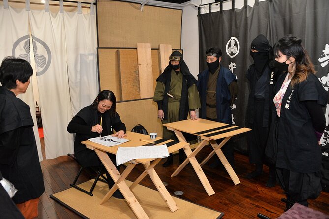 Shodo (Calligraphy) as Ninja Samurai Culture in Tokyo, 90-min - Included in the Experience
