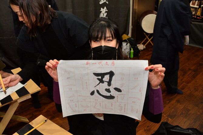 Shodo (Calligraphy) as Ninja Samurai Culture in Tokyo, 90-min - Cancellation Policy and Fees