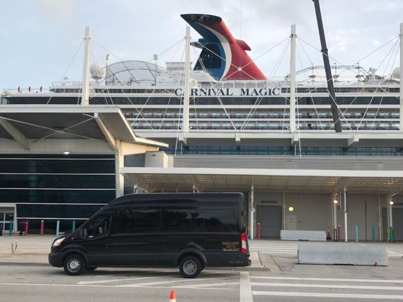 Shuttle Miami Airport/Hotel to Miami Port or Hotel 14pax - Key Points
