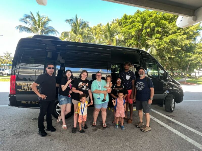 Shuttle Miami Airport/Hotel to Miami Port or Hotel 14pax - Booking and Payment