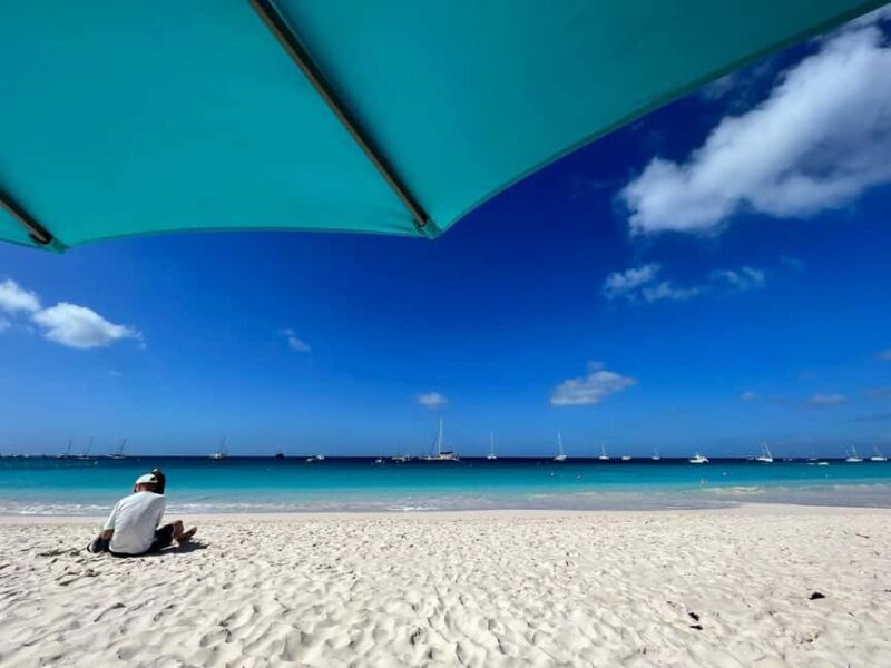 Shuttle to Carlisle Bay inclusive of beach chair - Key Points