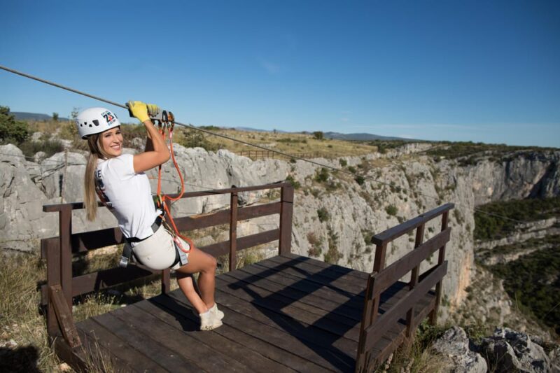 Šibenik: Zipline Šibenik - Čikola Canyon - Experience Highlights