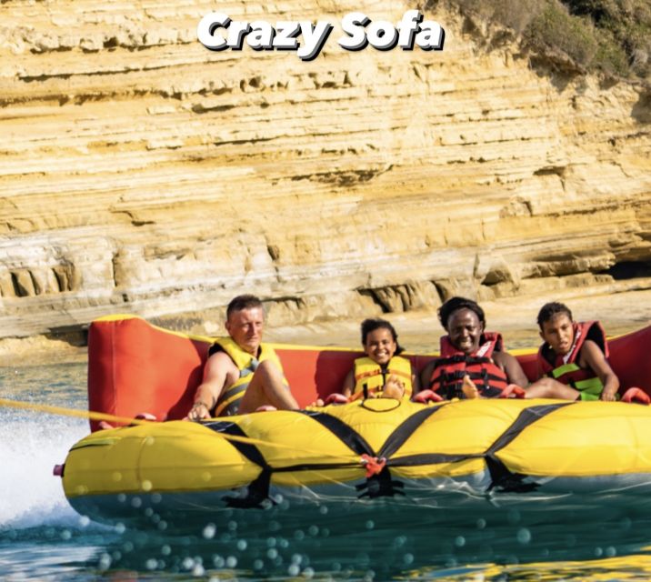 Sidari: Crazy Sofa Water Tube Ride - Inclusions and Safety