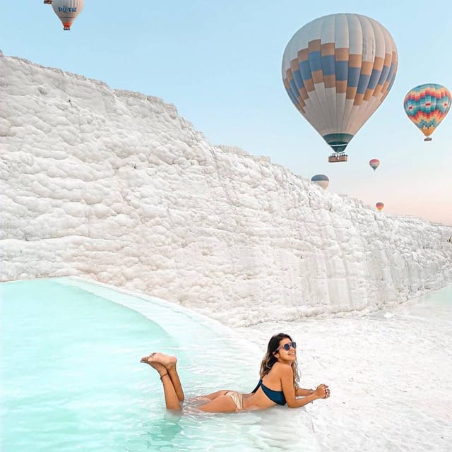 Side City: Pamukkale Day Trip With Balloon Flight Option - Booking and Cancellation