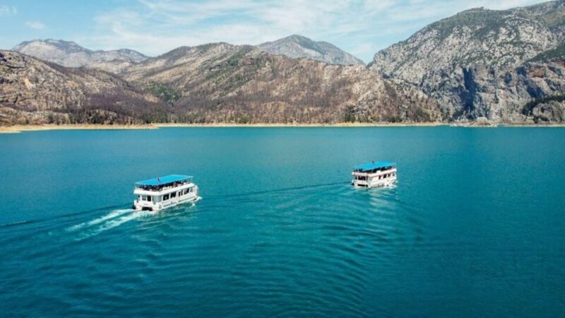 Side: Electric Catamaran Cruise, Waterfall, Seleukia, Mosque - Key Points