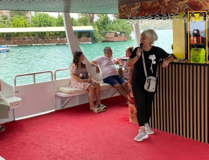 Side: Electric Catamaran Cruise, Waterfall, Seleukia, Mosque - Lunch at Gölbaşı Restaurant