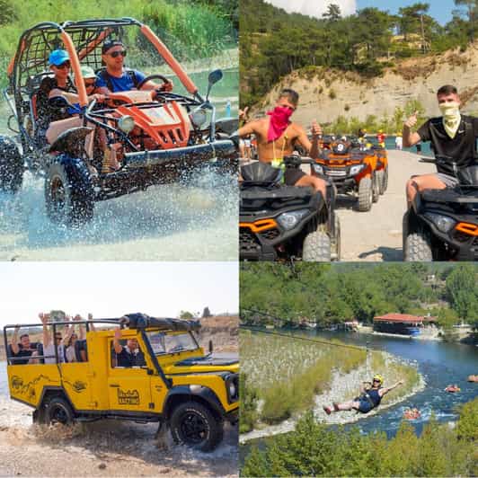 Side: Rafting With Lunch, Zipline, Quad, Buggy, Jeep Tour - Cancellation Policy and Refund
