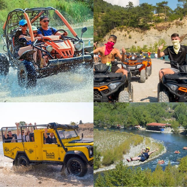 Side: Rafting With Lunch, Zipline, Quad, Buggy, Jeep Tour - Customer Reviews and Feedback