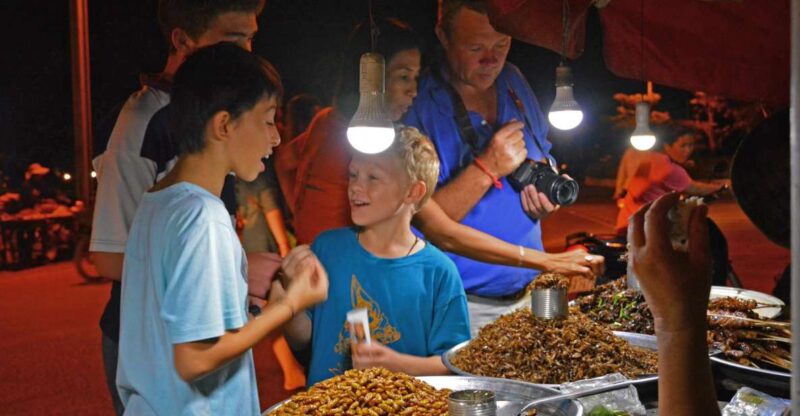Siem Reap: After Dark Foodie Tour on a Vespa - Food and Drink Highlights