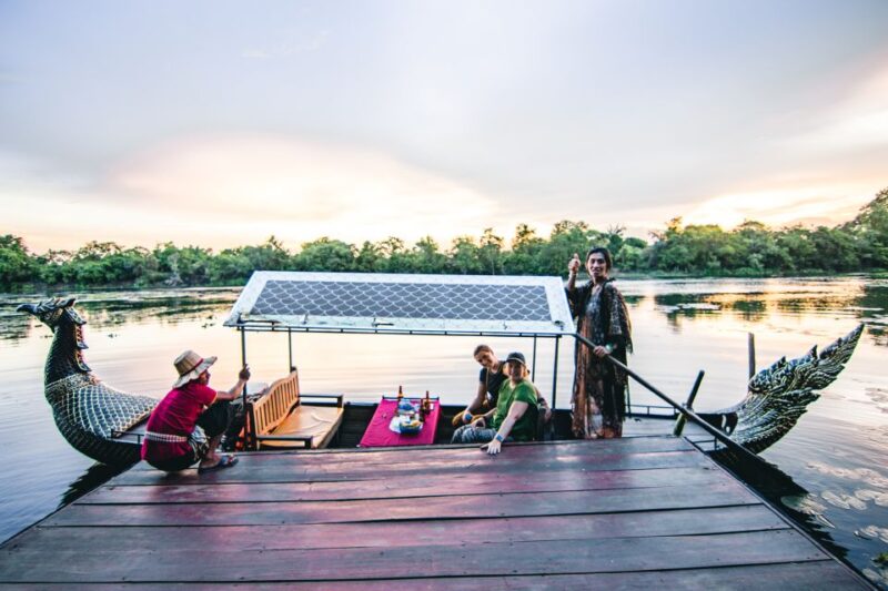 Siem Reap: Angkor Sunset Tour by Jeep With Boat Ride - Itinerary Details