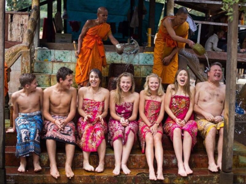 Siem Reap Cambodian Buddhist Water Blessing and Local Market - Types of Blessings