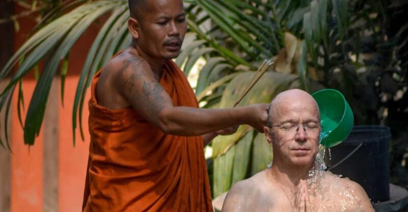 Siem Reap Cambodian Buddhist Water Blessing and Local Market - Good To Know