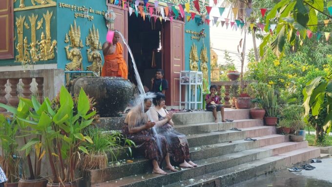 Siem Reap Cambodian Buddhist Water Blessing and Local Market - Pickup Location