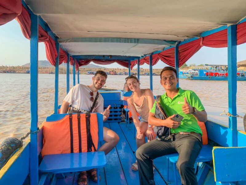 Siem Reap: Floating Village Sunset Boat Guided Vespa Tour - Itinerary Highlights